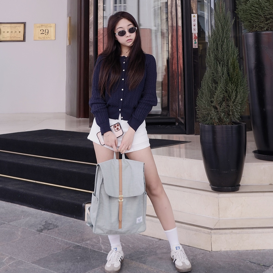 Balo học sinh Herschel City TM Mid Volume 13" Backpack M Black