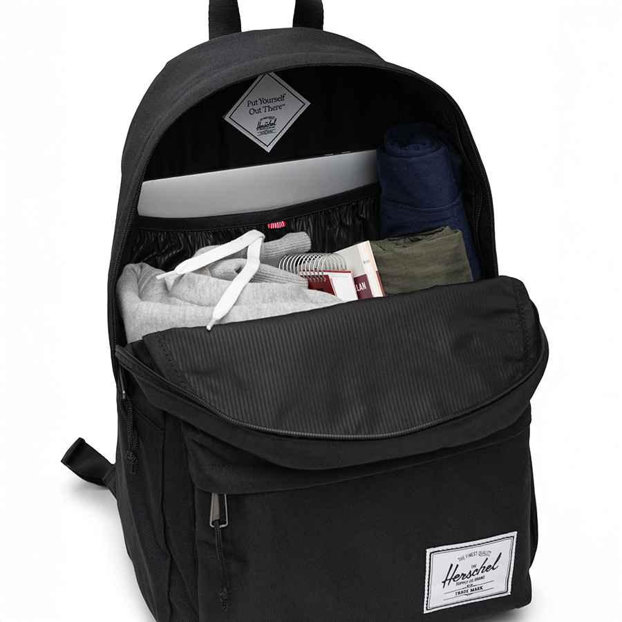 Balo học sinh Herschel Classic TM 2.0 Standard 13" Backpack L Black Tonal