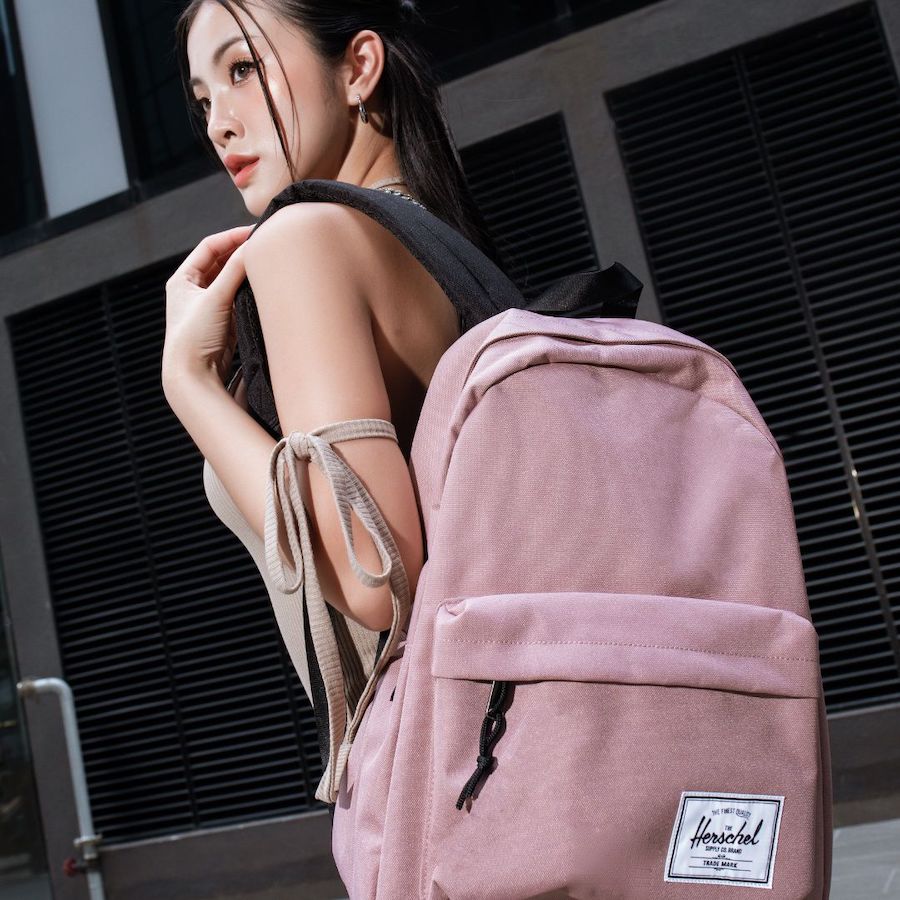 Balo học sinh Herschel Classic TM Standard 13" Backpack M Raven Crosshatch