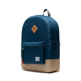 Balo Herschel Heritage Standard 15" Backpack M Harbour Blue Grid/Black/Amber Yellow