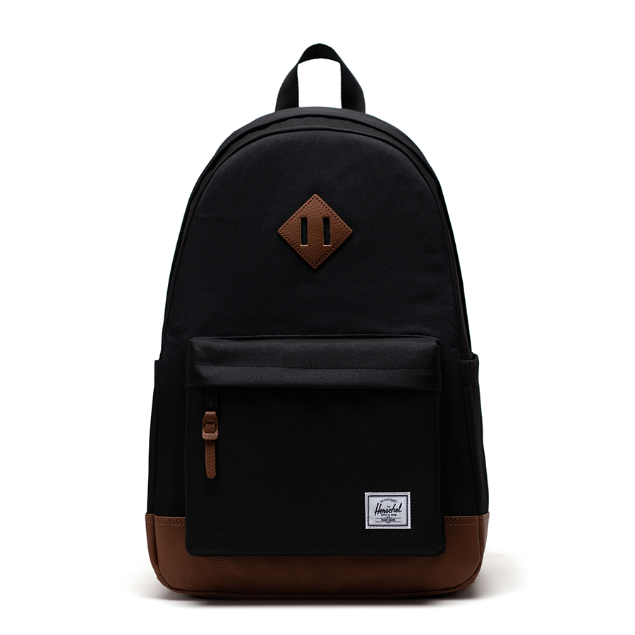 Balo Herschel Heritage TM Standard 15" Backpack L Black/Tan