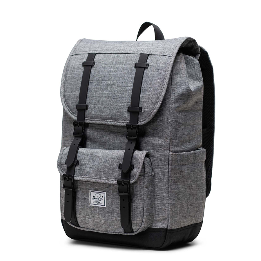 Balo học sinh Herschel Little America TM Mid-Volume 13" Backpack M Raven Crosshatch