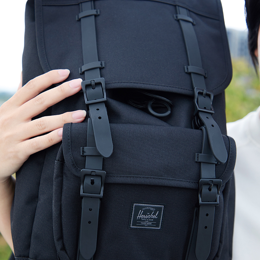 Balo laptop Herschel Little America TM Standard 15" Backpack L Iceberg Green Crosshatch