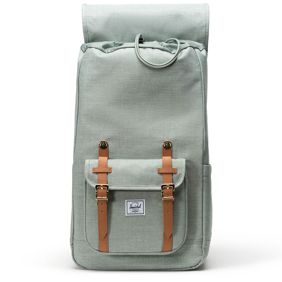 Balo laptop Herschel Little America TM Standard 15" Backpack L Iceberg Green Crosshatch