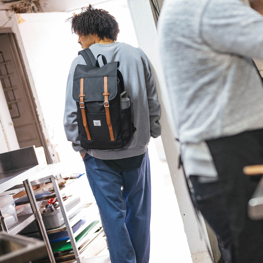 Balo laptop Herschel Retreat TM Standard 15" Backpack L Black