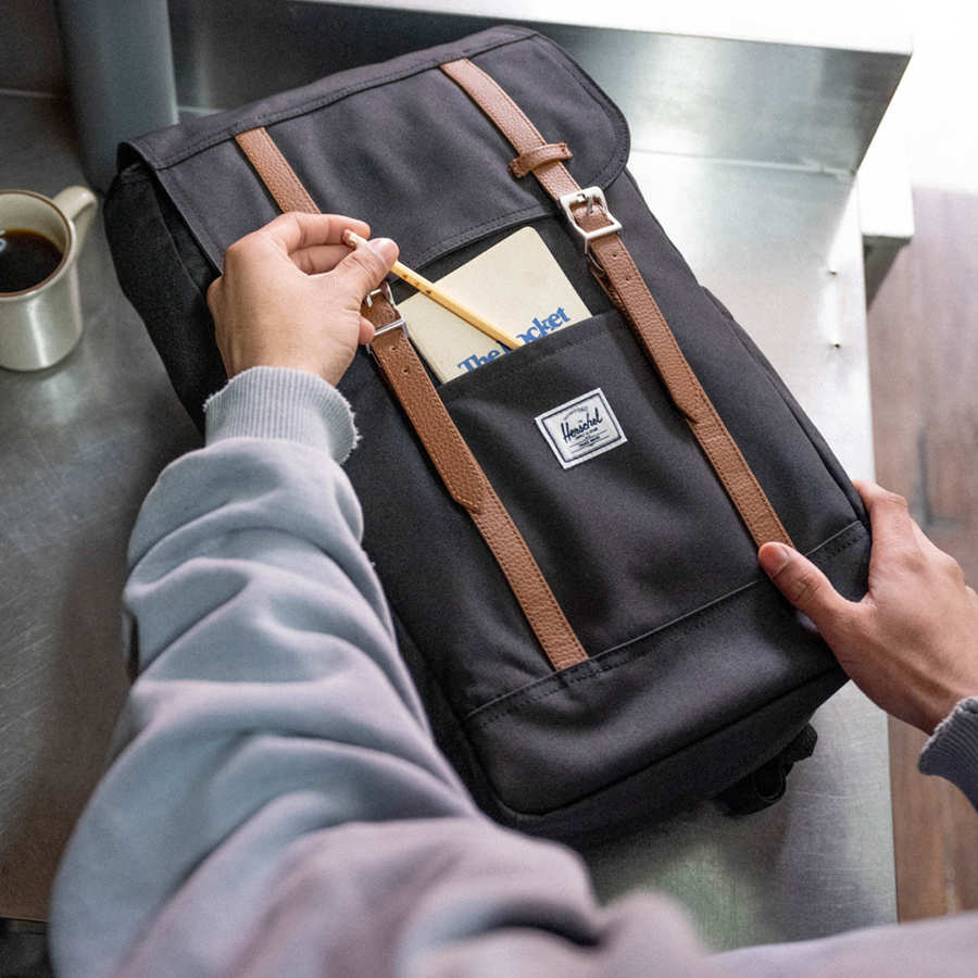 Balo laptop Herschel Retreat TM Standard 15" Backpack L Black