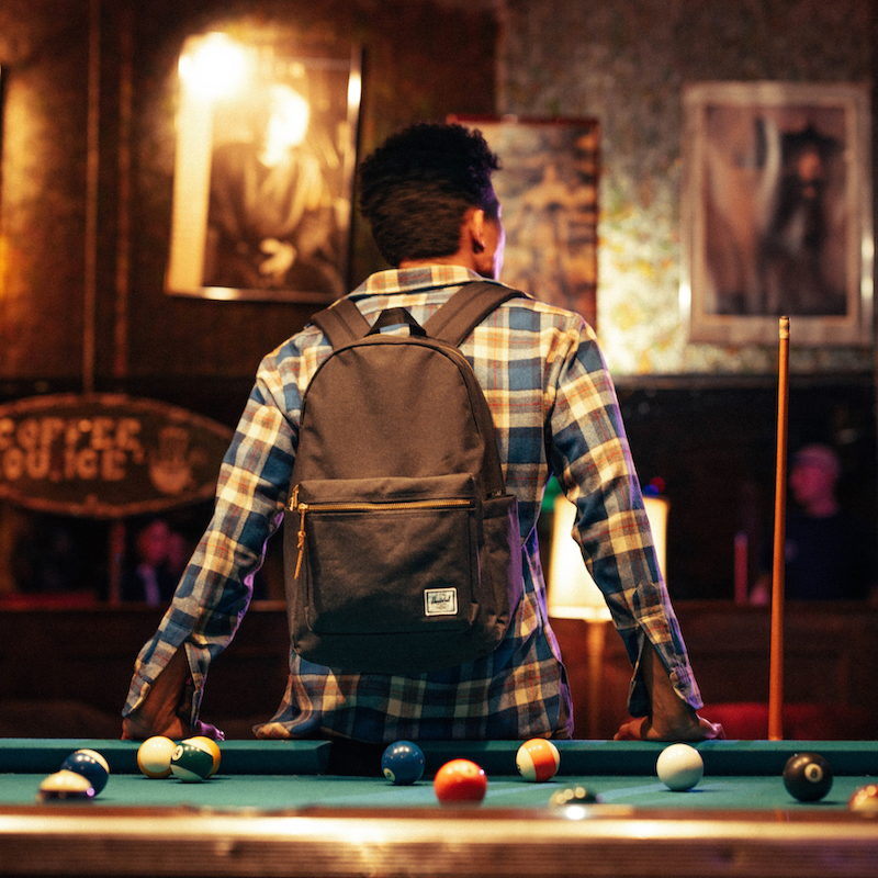 Balo học sinh Herschel Settlement TM Standard 15" Backpack L Raven Crosshatch