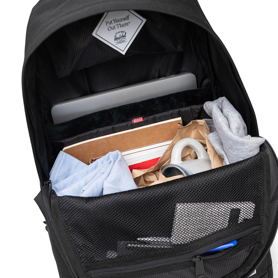 Balo học sinh Herschel Seymour TM Standard 15" Backpack L Black Tonal