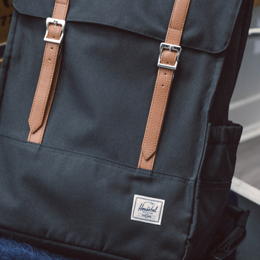 Balo học sinh Herschel Survey TM Standard 15" Backpack L Black Tonal