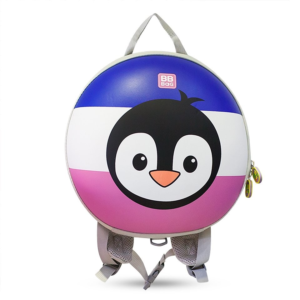 Balo BB Bag Balo hình chim cánh cụt BB331J M Black/White