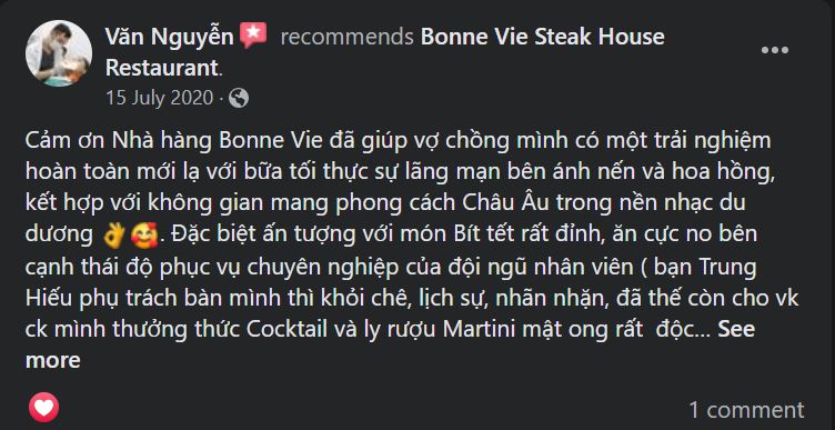 Bonne Vie Steak House Restaurant Hai Phong, sự kết hợp tinh hoa ẩm thực Á Âu 22