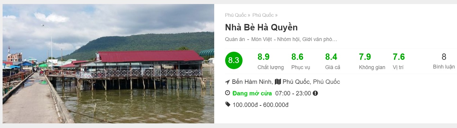 Bè Hà Quyền - Chuyên phục vụ hải sản tươi sống ở làng chài Hàm Ninh 14