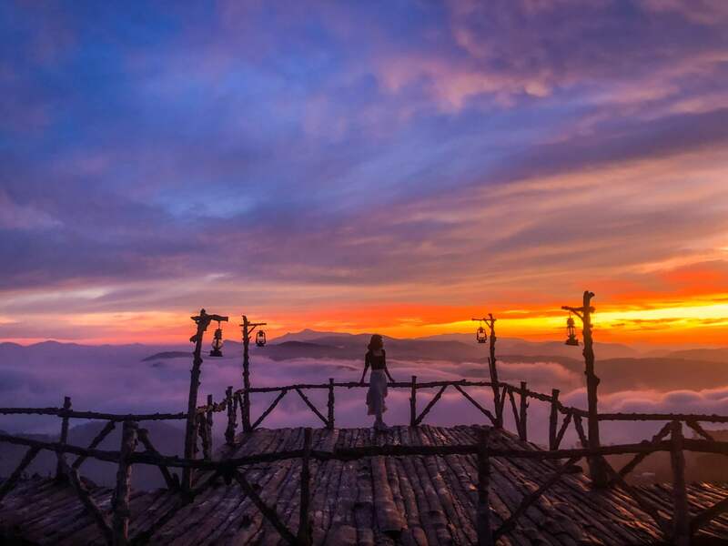 Cầu gỗ săn mây cầu đất Đà Lạt - Tiên cảnh tuyệt đẹp của vùng cao 2