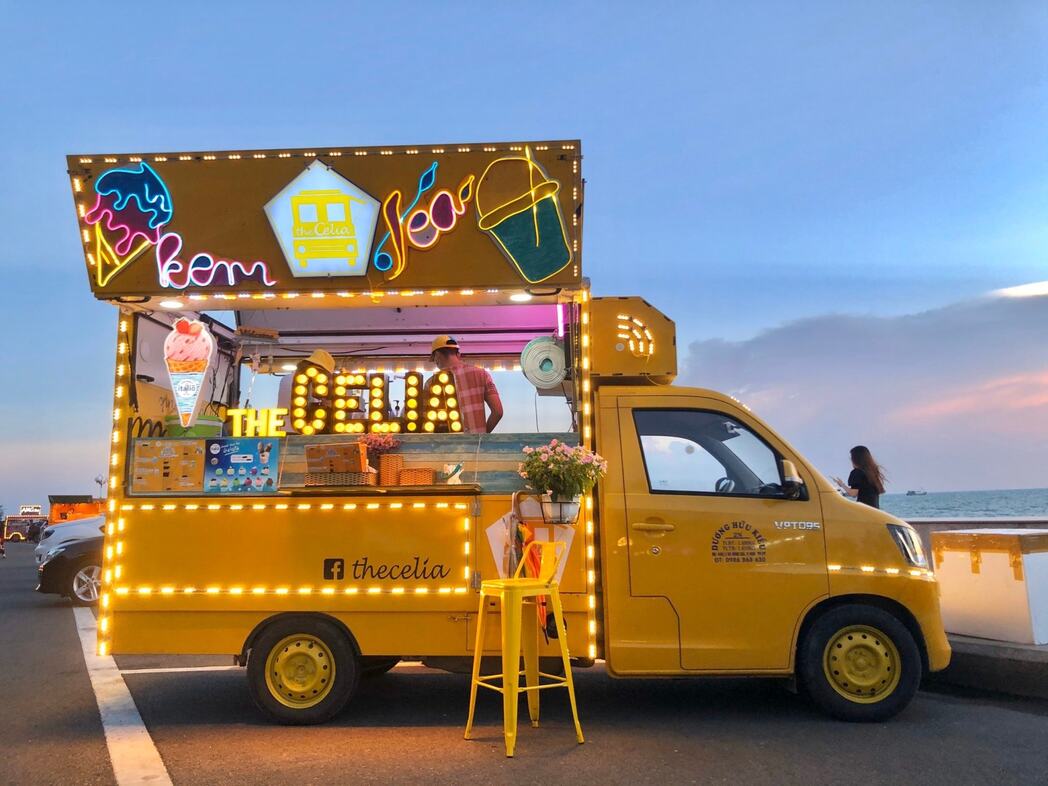 Check-in Địa điểm sống ảo :Con đường xe kem mới lạ tại Thành phố biển Vũng Tàu 4