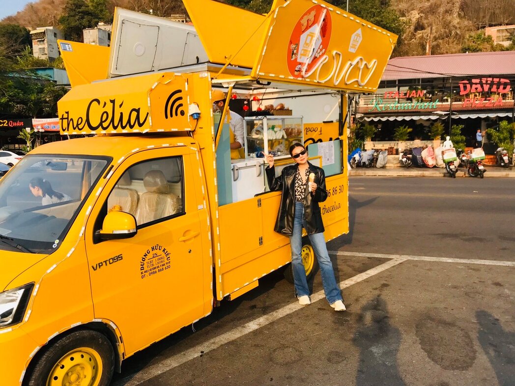 Check-in Địa điểm sống ảo :Con đường xe kem mới lạ tại Thành phố biển Vũng Tàu 5