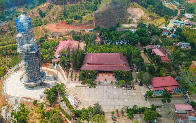 Chùa Linh Ẩn nơi an tọa của tượng quan âm lớn nhất Đà lạt 5