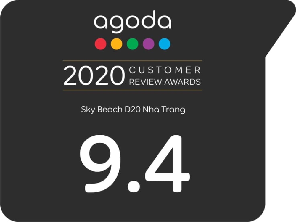 Sky beach D20 Nha Trang được vinh dự đạt giải Khách hàng đánh giá 14