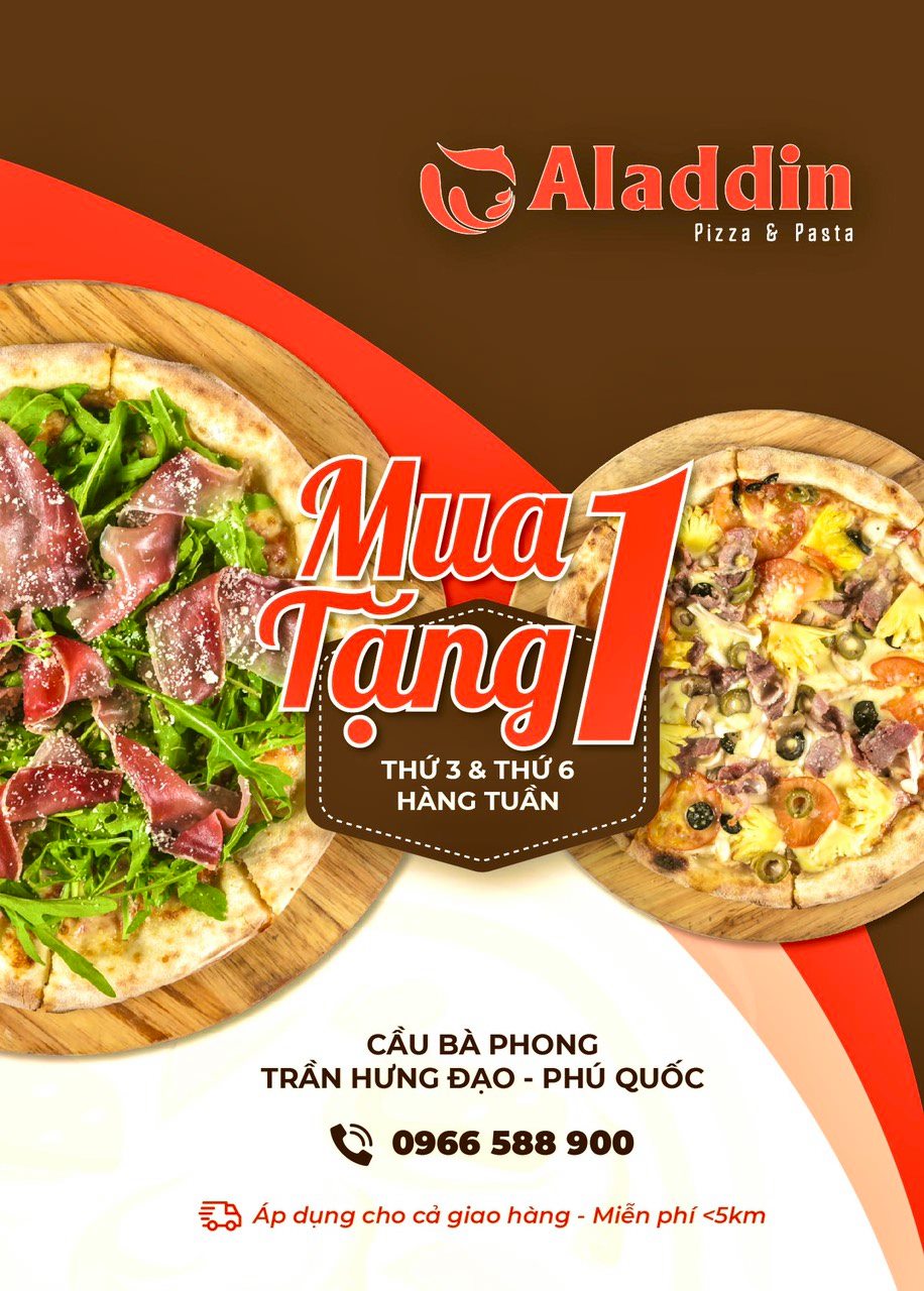 Aladdin Pizza - Chiêu đãi dạ dày của bạn chiếc pizza ngon số 1 Phú Quốc 29