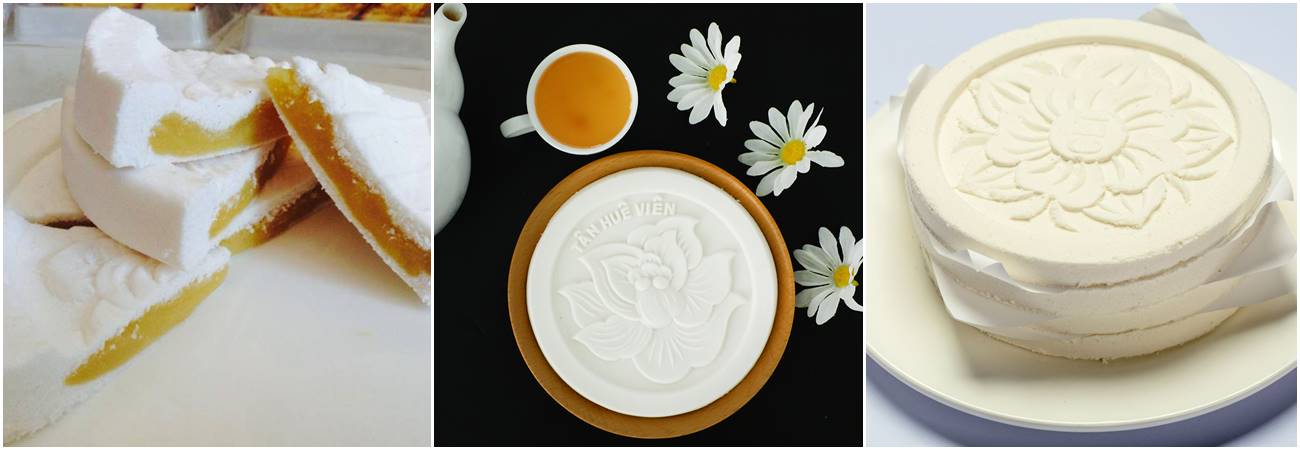 Bánh in trăng tròn biểu tượng cho sự đoàn viên, hạnh phúc