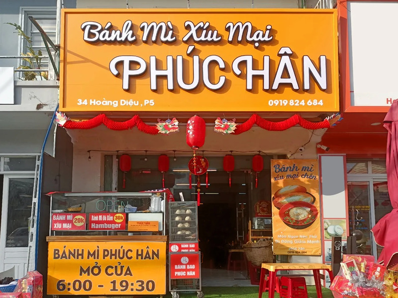 4 quán bánh mì xíu mại Hoàng Diệu ngon nức tiếng, giá bình dân 8