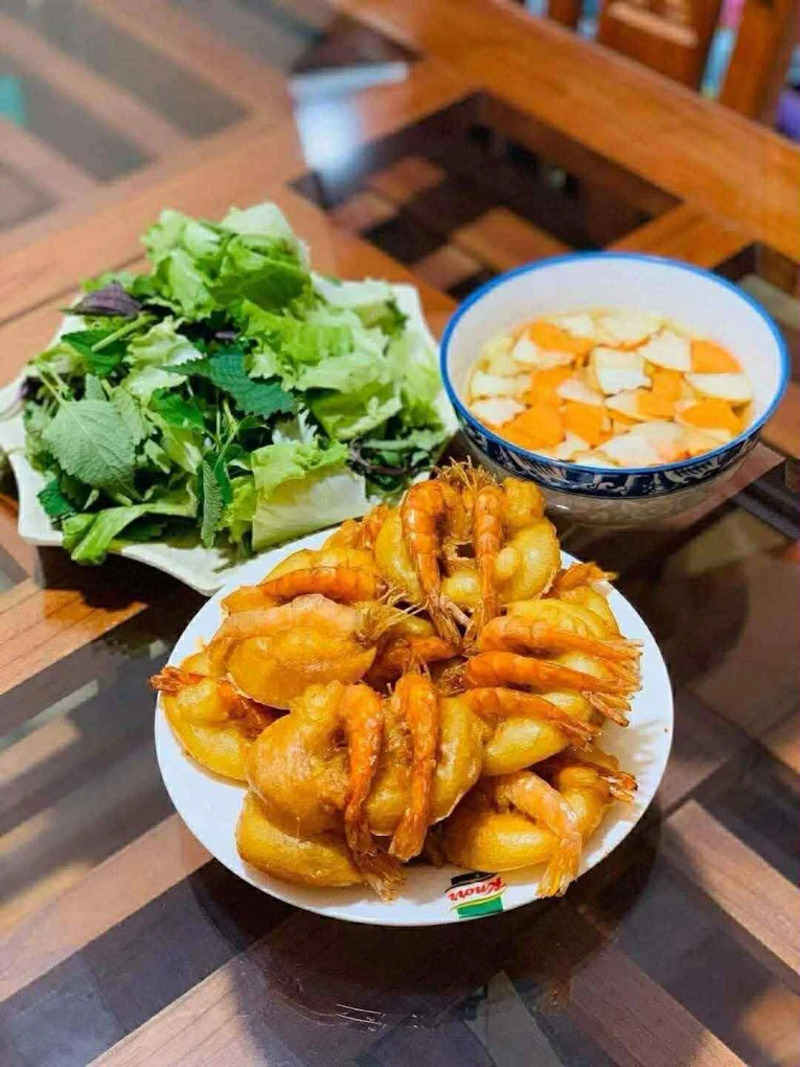 Thưởng thức Bánh tôm Hồ Tây tại 7 quán ngon chuẩn vị Hà Nội 10