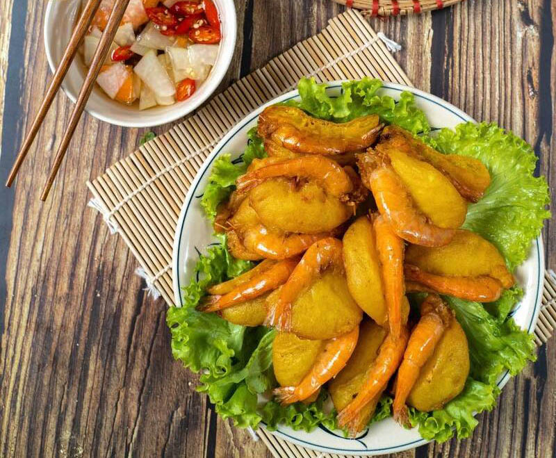 Thưởng thức Bánh tôm Hồ Tây tại 7 quán ngon chuẩn vị Hà Nội 12