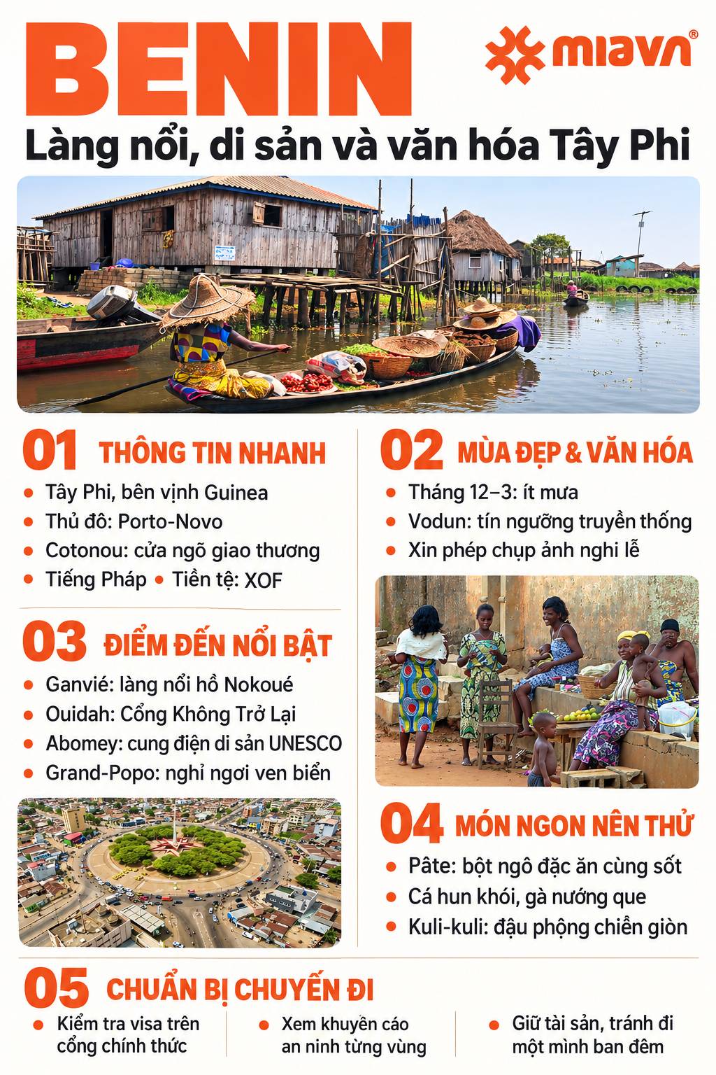 Kinh nghiệm du lịch Benin và những lưu ý cần biết 2