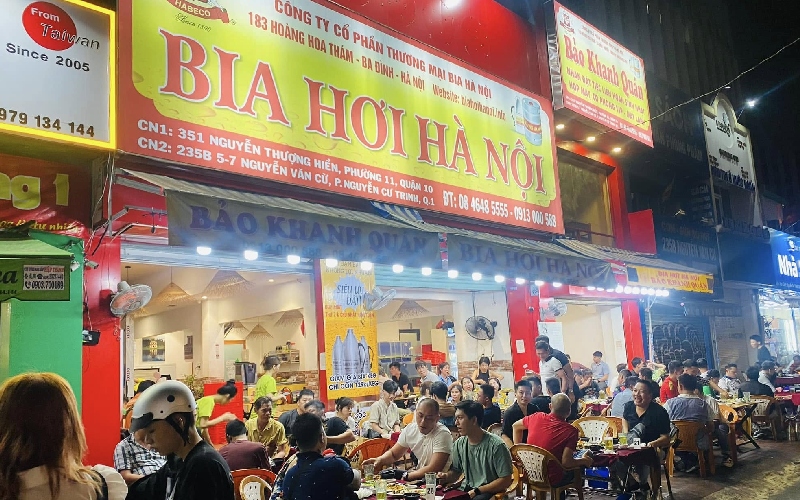 Top 15 quán bia hơi Sài Gòn chuẩn vị Hà Nội đông khách nhất 5