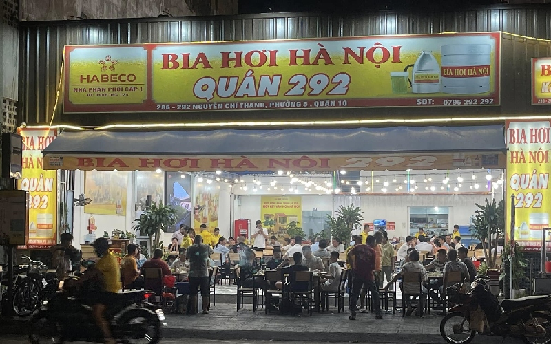 Top 15 quán bia hơi Sài Gòn chuẩn vị Hà Nội đông khách nhất 8