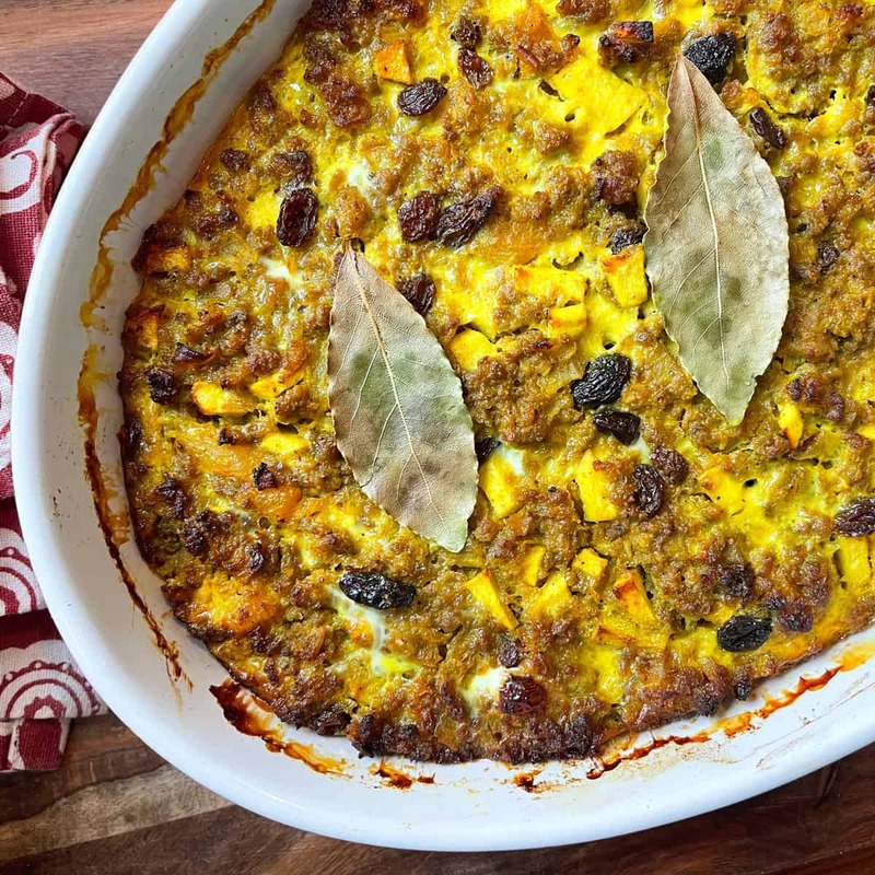 Box Boty Bobotie: Món thịt xay nướng phủ trứng của Nam Phi