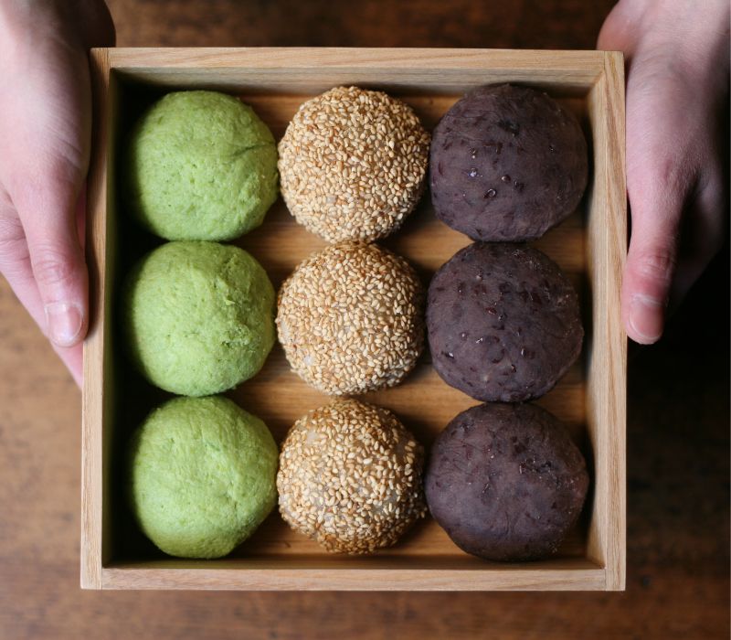Botamochi, món Wagashi truyền thống gói trọn bốn mùa Nhật Bản 4