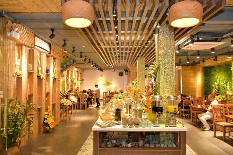 Buffet Chay Hương Thiền Hà Nội mang hương vị thanh đạm tròn đầy 2