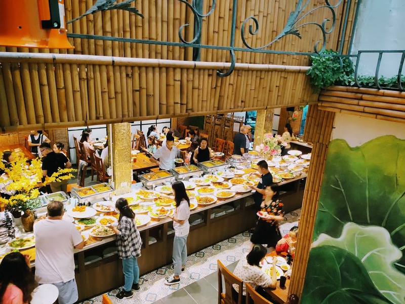 Buffet Chay Hương Thiền Hà Nội mang hương vị thanh đạm tròn đầy 4