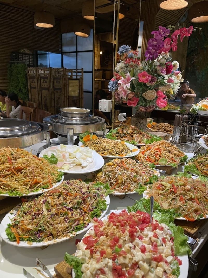 Buffet Chay Hương Thiền Hà Nội mang hương vị thanh đạm tròn đầy 7