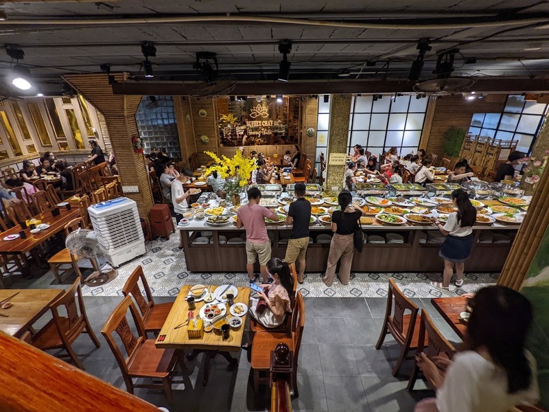 Buffet Chay Hương Thiền Hà Nội mang hương vị thanh đạm tròn đầy 9
