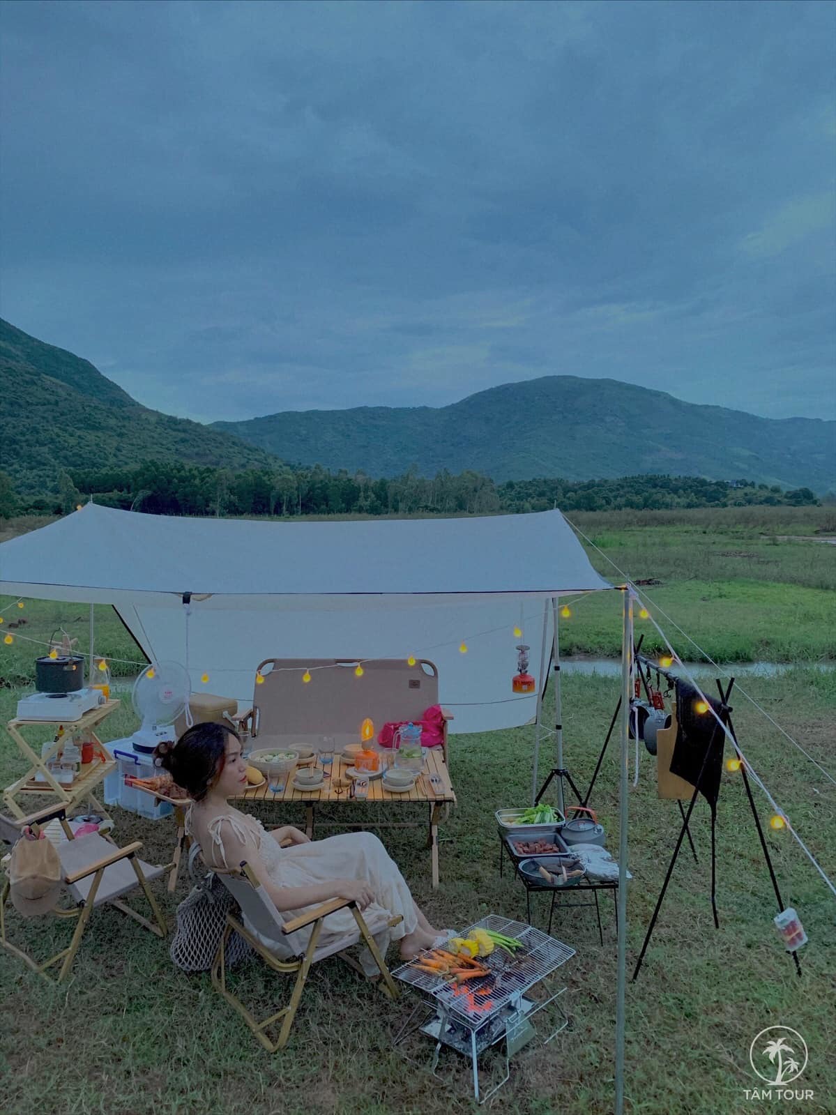 Buổi chiều ngồi chill - Cùng Tâm Tour cắm trại giữa núi rừng Nha Trang đẹp tựa tranh vẽ 3