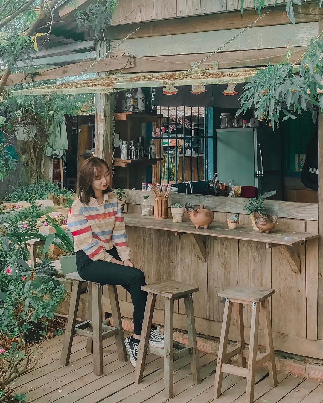 Cà phê Vườn Yên Đà Lạt – Check-in ngôi nhà gỗ Nhật Bản thơ mộng trên đồi 16