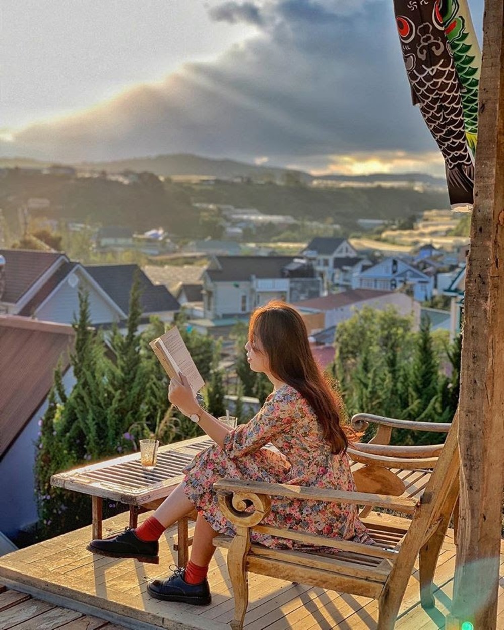 Cà phê Vườn Yên Đà Lạt – Check-in ngôi nhà gỗ Nhật Bản thơ mộng trên đồi 18