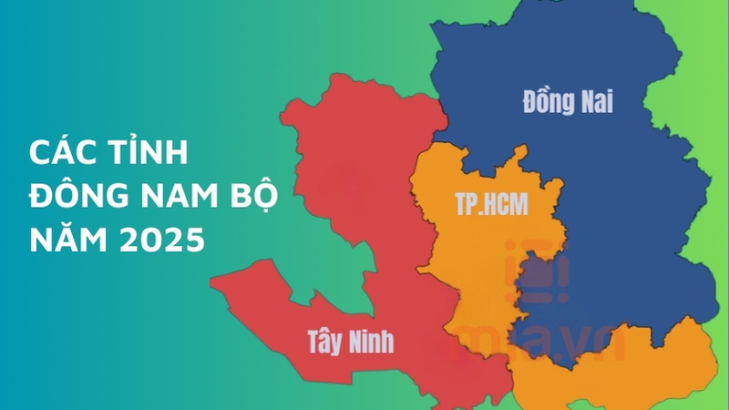 Bản đồ các tỉnh Đông Nam Bộ với các địa điểm du lịch nổi tiếng 3