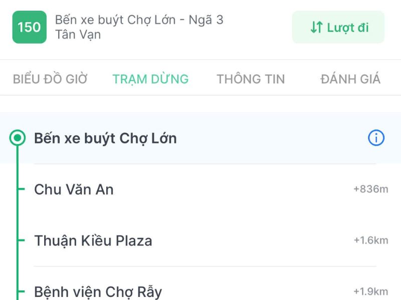 Cách tìm lộ trình xe bus TPHCM bằng Busmap đơn giản và dễ hiểu 12