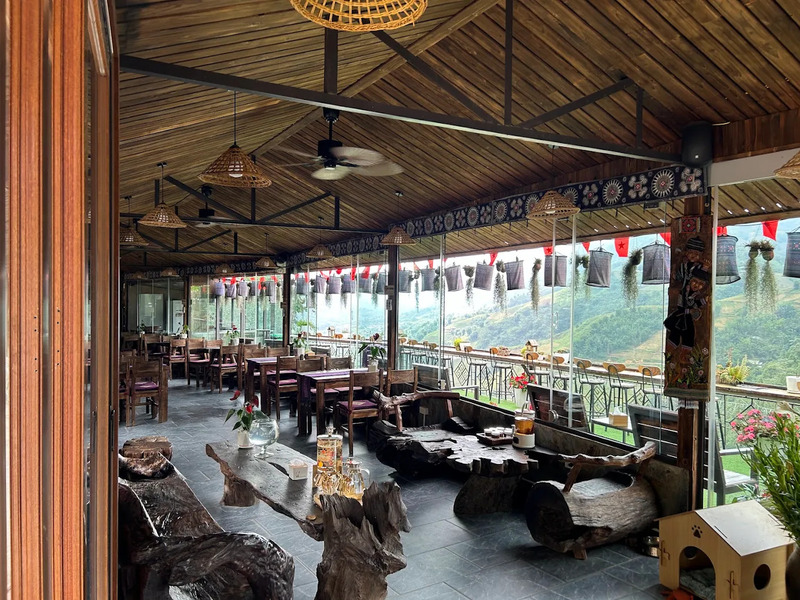 Review top 9 quán cafe cánh đồng Sapa ôm trọn view lúa 8