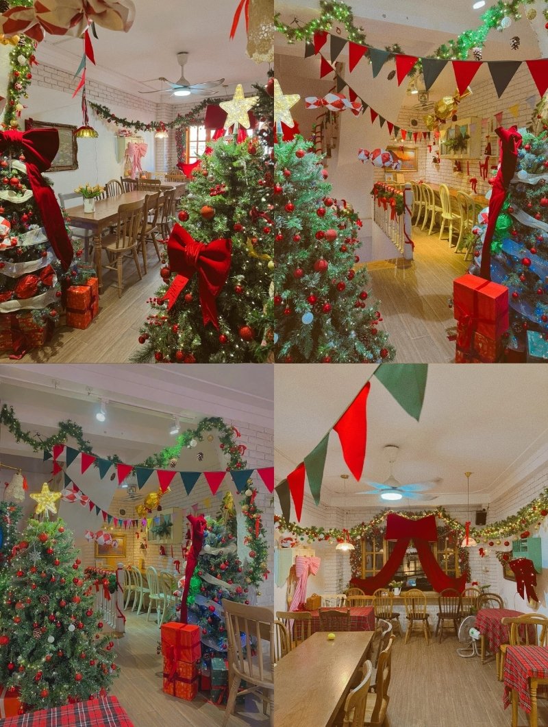 Check-in 12 quán cafe trang trí Noel 2025 đẹp mê hồn ở Hà Nội 14