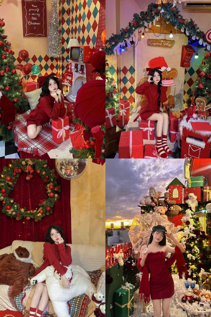 Check-in 20 quán cafe trang trí Noel Sài Gòn đẹp xiêu lòng 26