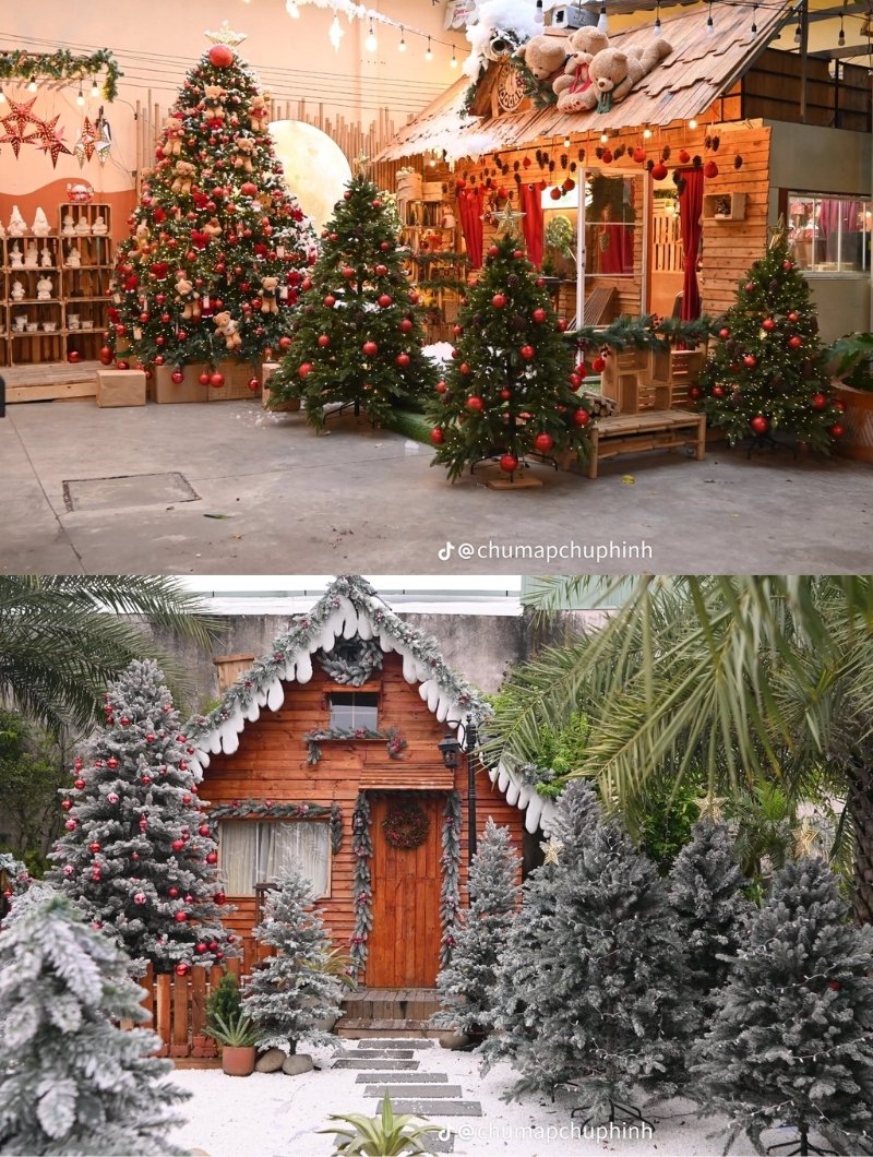 Check-in 25 quán cafe trang trí Noel Sài Gòn đẹp xiêu lòng 25