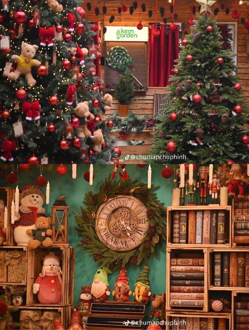 Check-in 25 quán cafe trang trí Noel Sài Gòn đẹp xiêu lòng 26