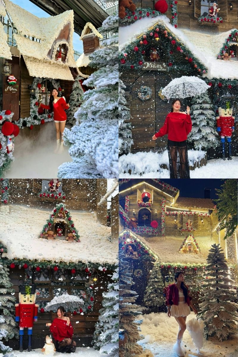 Check-in 20 quán cafe trang trí Noel Sài Gòn đẹp xiêu lòng 30