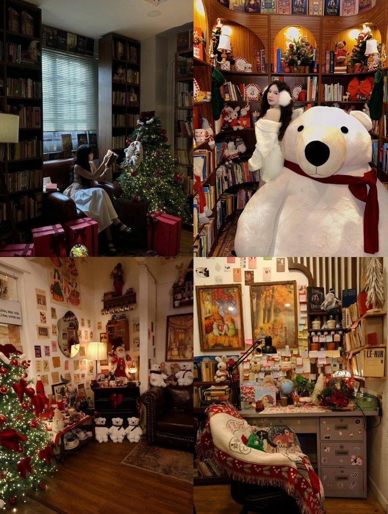 Check-in 20 quán cafe trang trí Noel Sài Gòn đẹp xiêu lòng 25