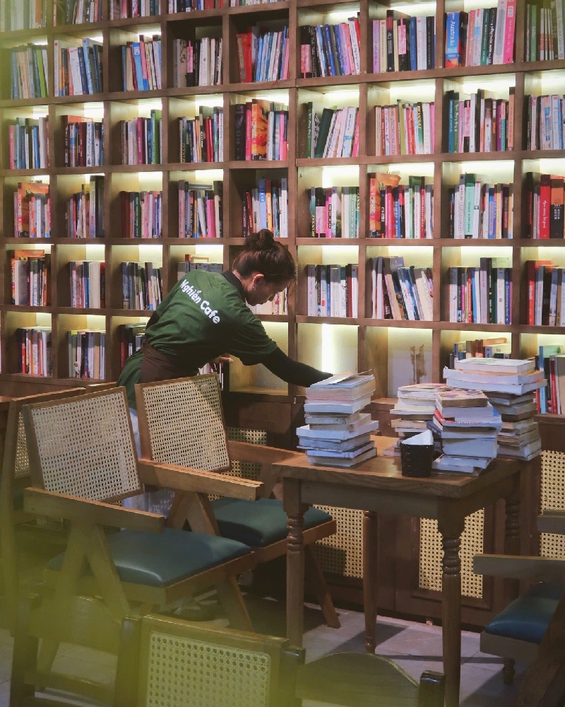 Top 9 quán cà phê sách Hà Nội siêu xinh và yên tĩnh 17