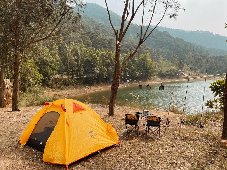Cắm trại ở Hồ Đồng Đò, trải nghiệm cực chất cho những ngày cuối tuần 4