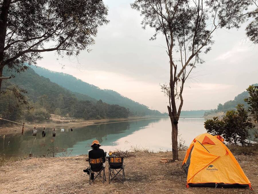 Cắm trại ở Hồ Đồng Đò, trải nghiệm cực chất cho những ngày cuối tuần 5